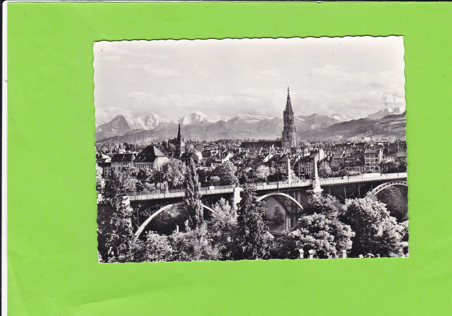 Cartoline postali: Bern-Blick auf Kornhausbrücke – Usato da St. Peterzell venduto da neckertal