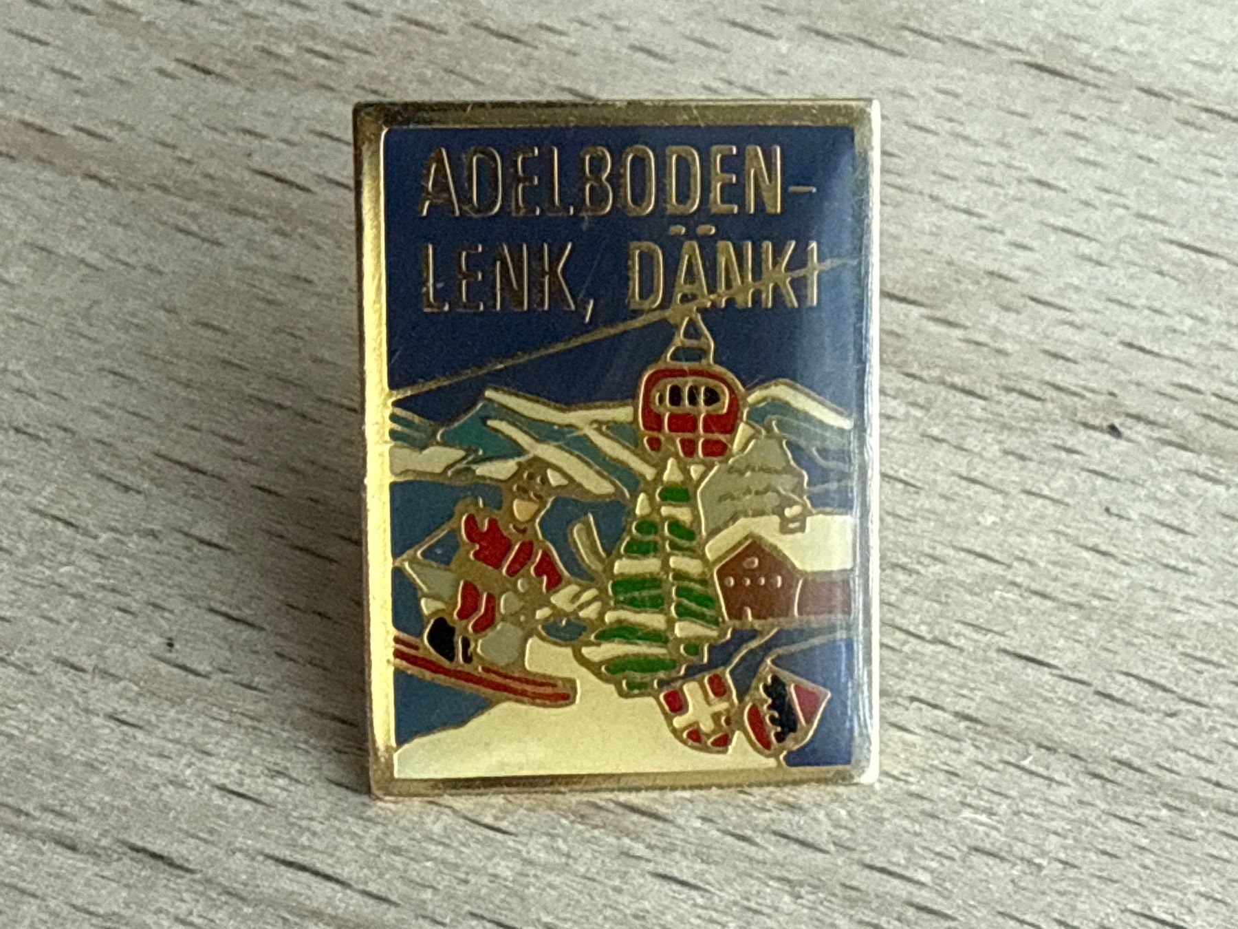 Placchette & Badge: Pin Adelboden-Lenk-Dänki – Usato da Glattbrugg venduto da Schweigmatt