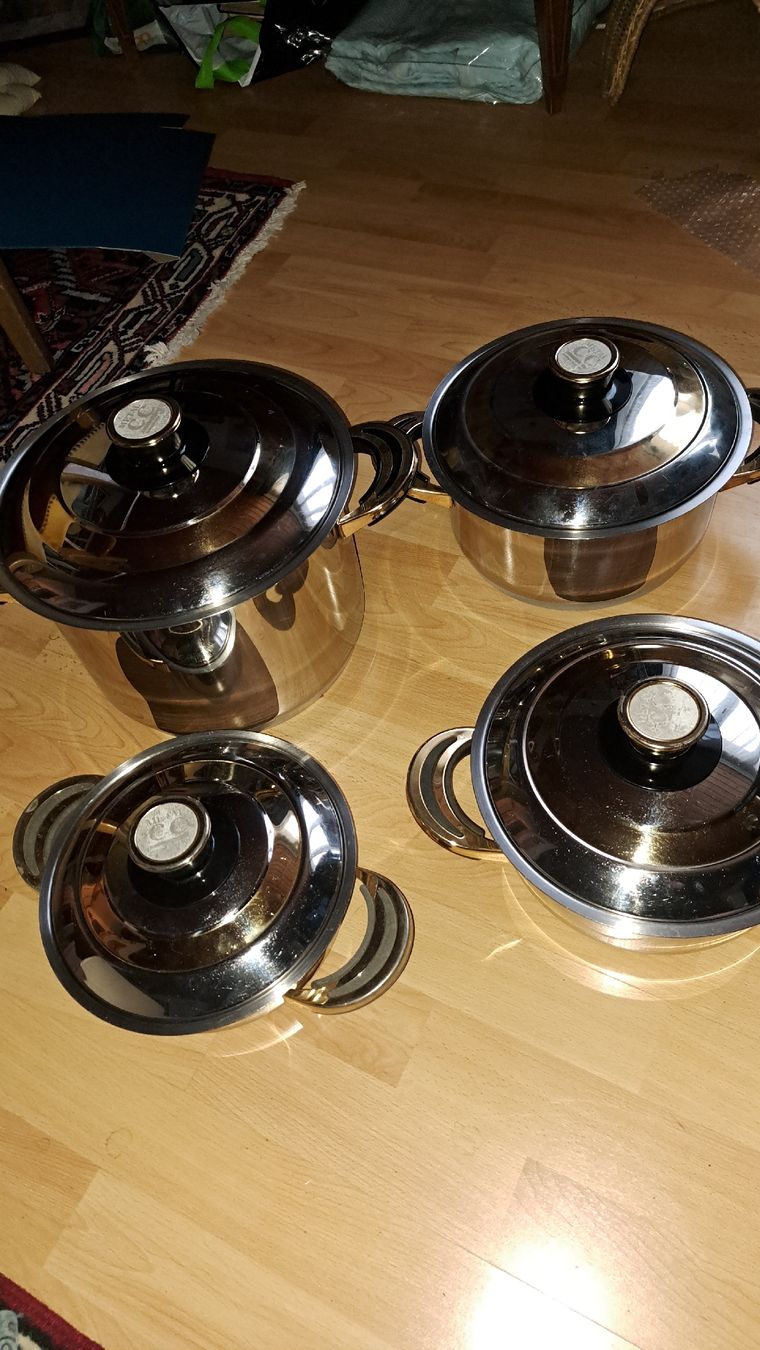 Padelle: Pfannenset Neuwertig  – Nuovo (secondo la descrizione) da Kölliken venduto da Upcycling-by-Mc-TAM