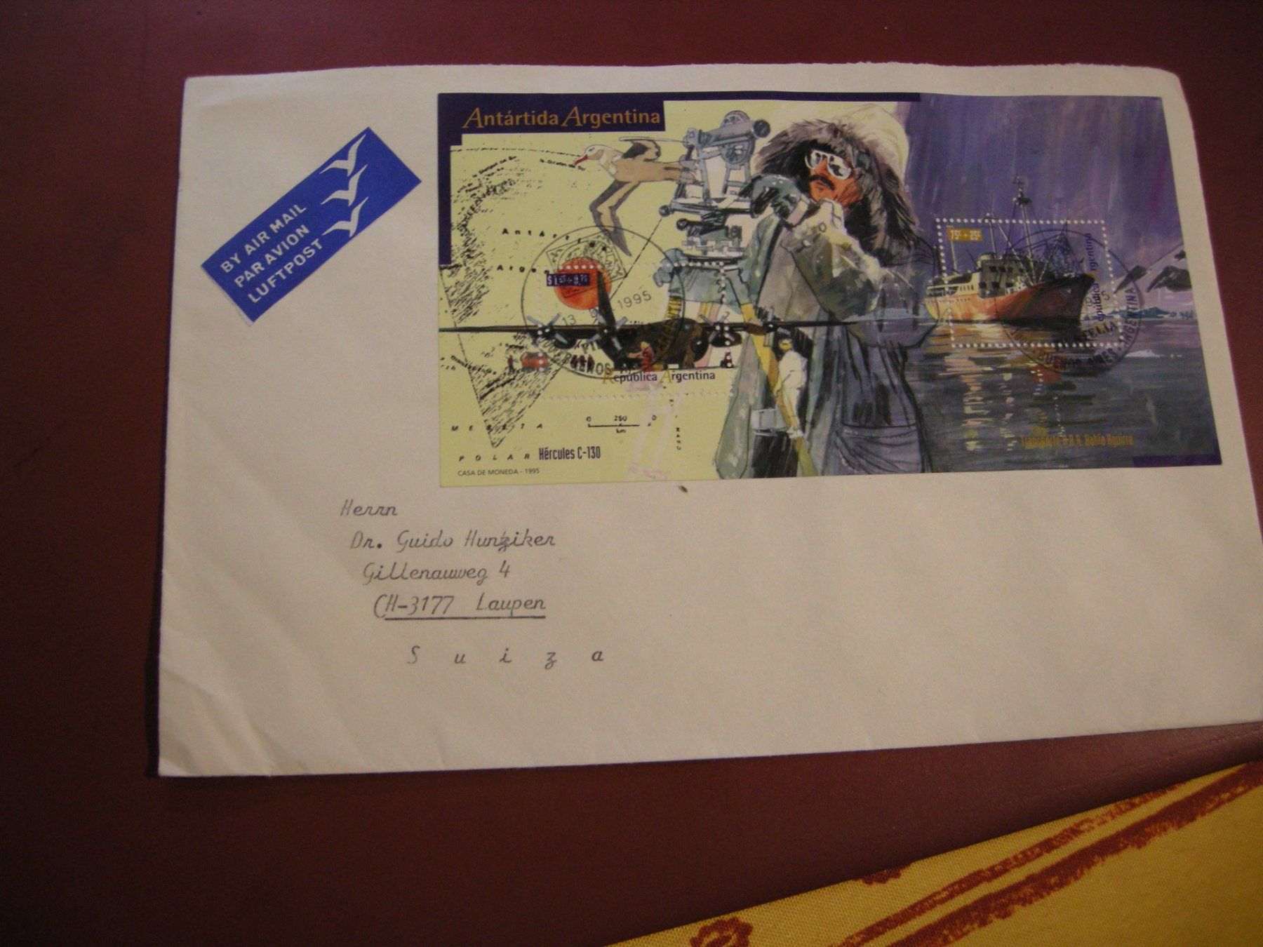 Alle Briefmarken: 6 SCHÖNE LUFTPOSTBRIEFE AUS ARGENTINIEN – Gebraucht aus Eschenbach SG von eDaisy 1