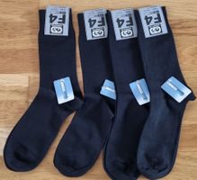 4 Paar Herrensocken Grösse 39-42, Neu, Schwarz, Top Zustand