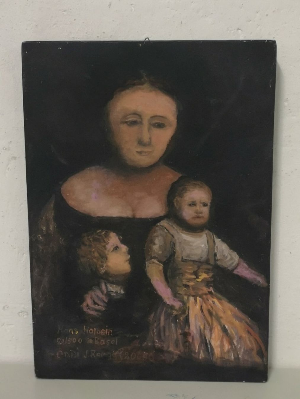 Gemälde: Holbeins Frau mit Kindern. – Gebraucht aus Bern von Elena1965