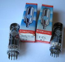 2 Röhren / Radioröhren PCL82, Telefunken