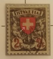 BE25) 165, Wappenmuster Abart abgestumpftes Kreuz Kt 75.-