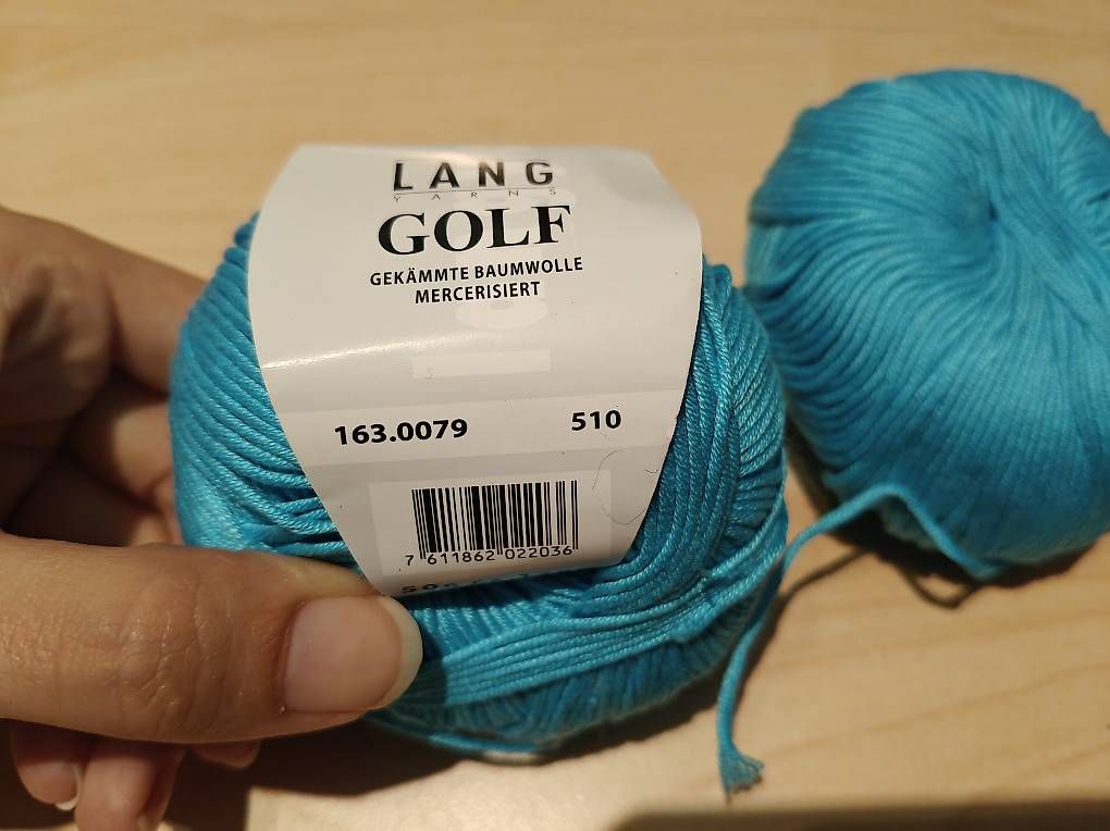 Lana: Langgarn Baumwolle türkis – Nuovo e nell'imballaggio originale da Schiers venduto da ver_ddm2 1