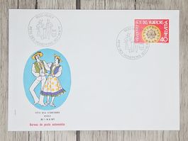 CL09 Enveloppe + Timbre Suisse 1977