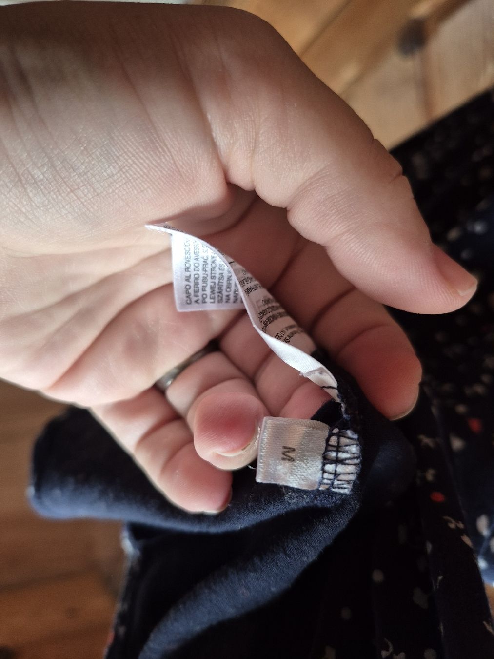 C&A Vestiti: Stillkleid dunkelblau geblümt Grösse M  – Usato da Walenstadt venduto da Ani23 2