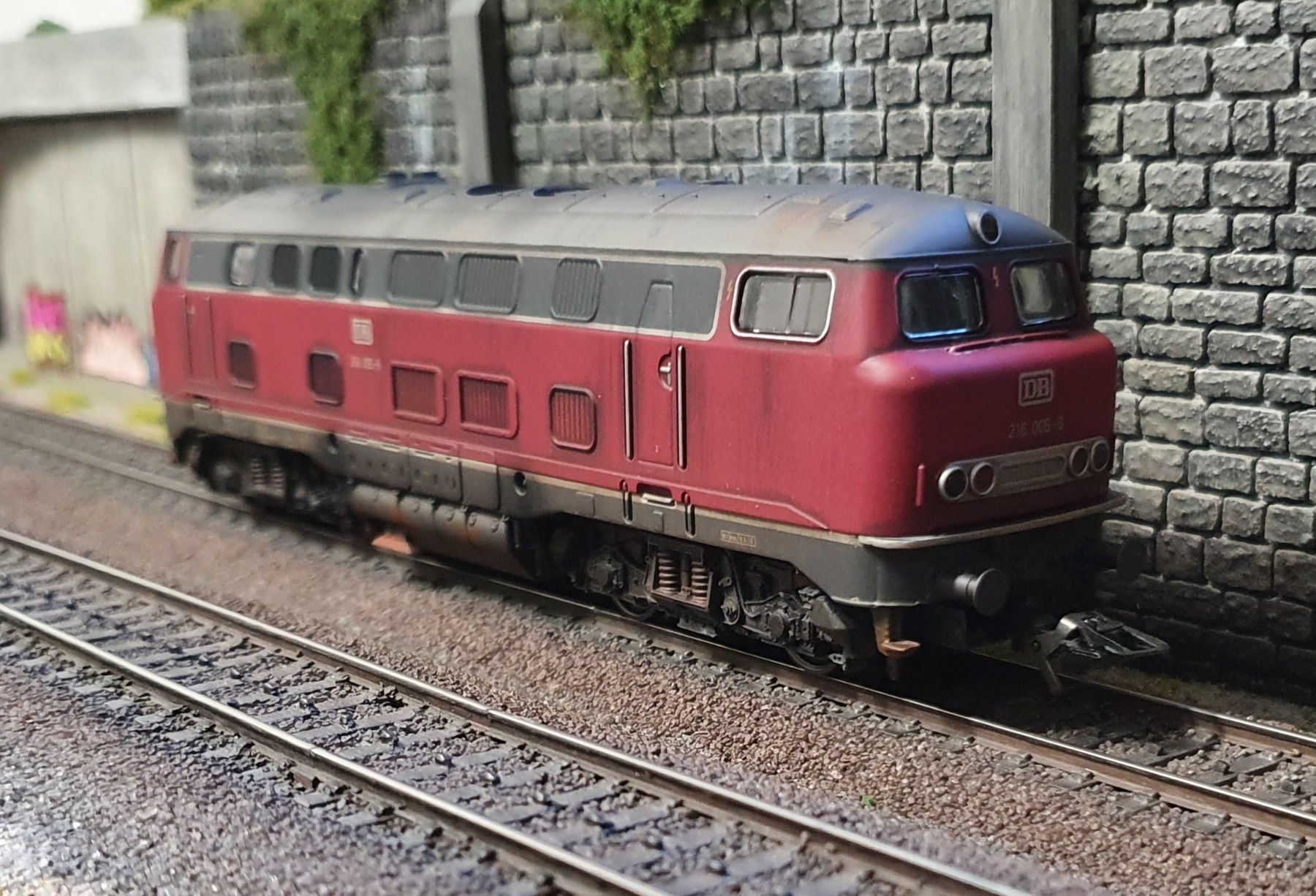 Märklin Modellini di ferrovie: BR 216 LOLLO, DB, MARKLIN 3679, DIGITAL + PATINE – Usato da Loveresse venduto da FIFILOULOU 4