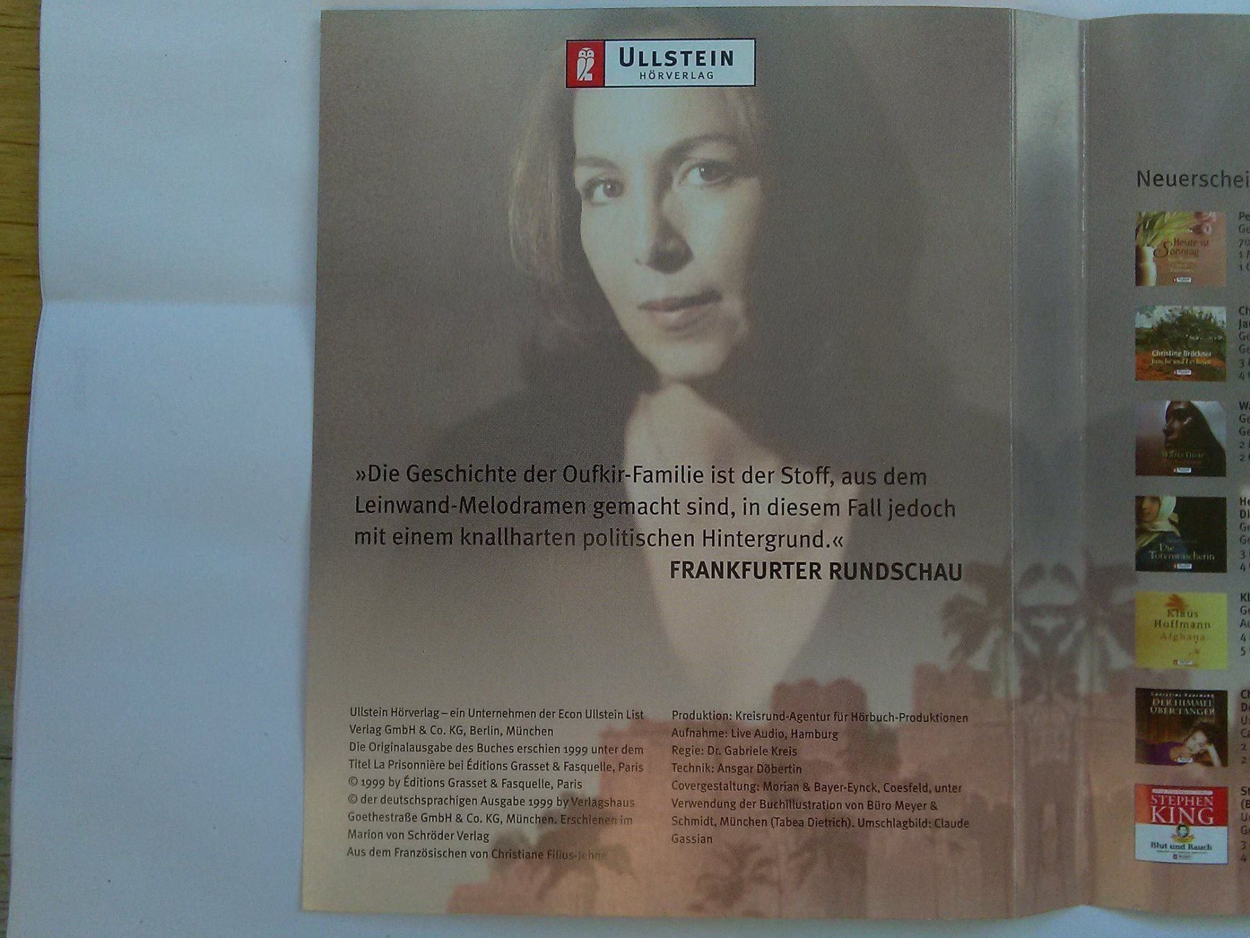 Audiolibri: Die Gefangene - Ein Leben in Marokko – Usato da St.Galllen venduto da elkaphone 4
