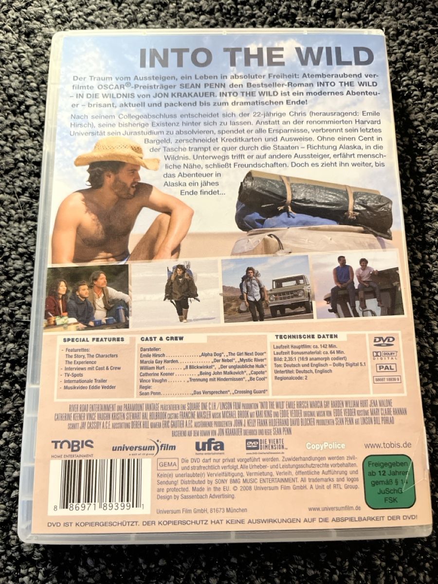 Alle DVDs: Into The Wild DVD(21764) – Gebraucht aus Ruswil von jan_bxl5 1
