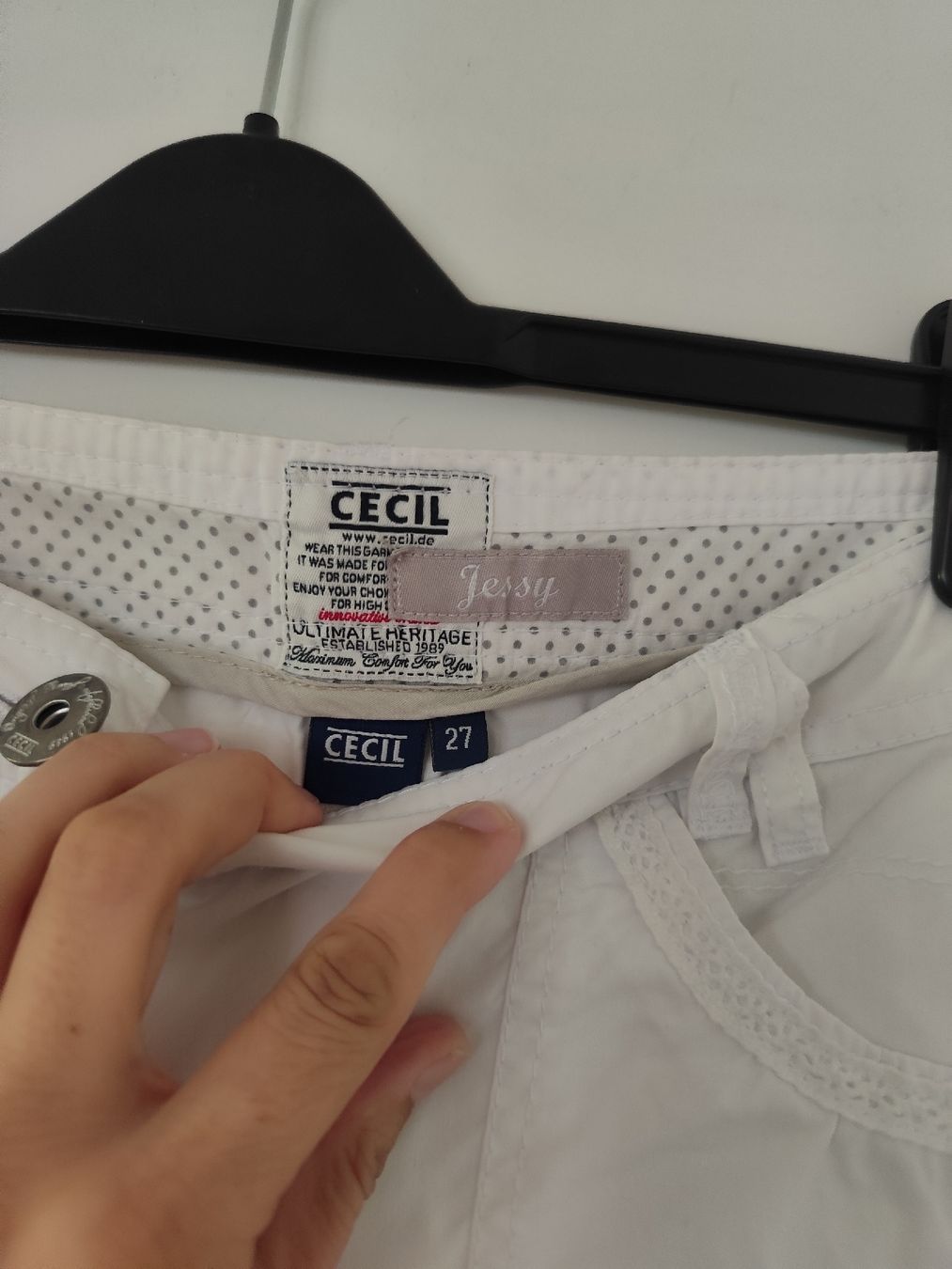 Cecil Hosen: Damen Capripants CECILE weiss Grösse S – Gebraucht aus Zürich von Claudia_Zueri 1