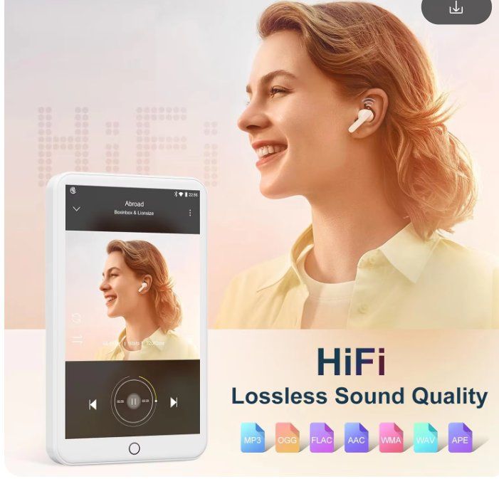 Lettore multimediale portatile: 4" MP3-MP4-Player Bluetooth WLAN Lautsprechern E-Book – Nuovo e nell'imballaggio originale da Genève venduto da Top-Trend 7