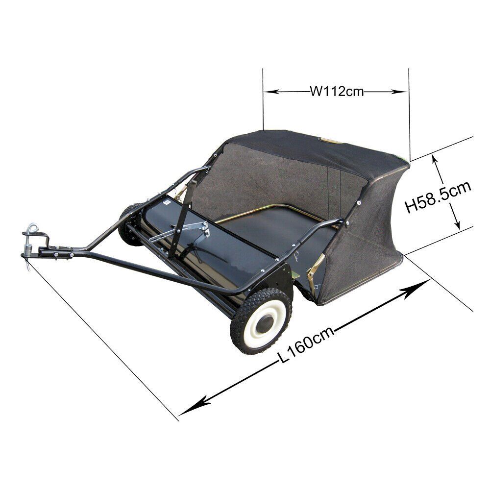 Alle Maschinen: WilTec Rasenkehrer 87cm / 340 Liter – Neu und originalverpackt aus Bottighofen von zaap 5
