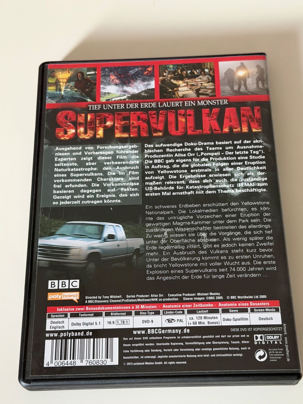 Tutti i DVDs: DVD Supervulkan Tief unter der Erde lauert ein Monster – Usato da Altstätten SG venduto da sheamus 1