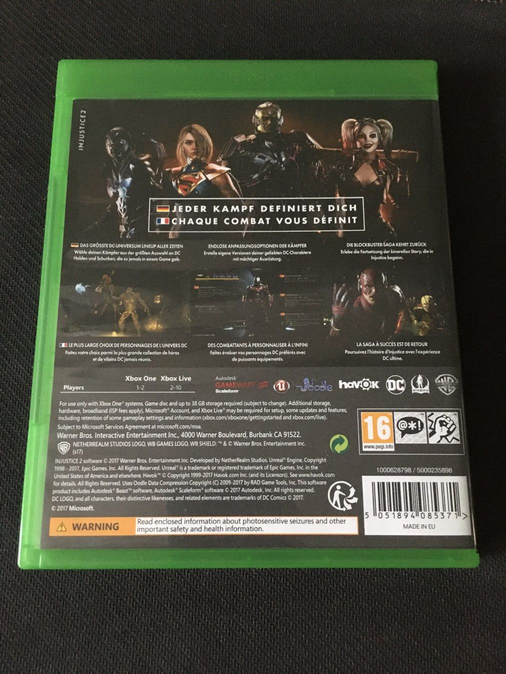 Microsoft Giochi: Injustice 2 für Xbox One – Usato da St.Gallen venduto da sjosjo 1