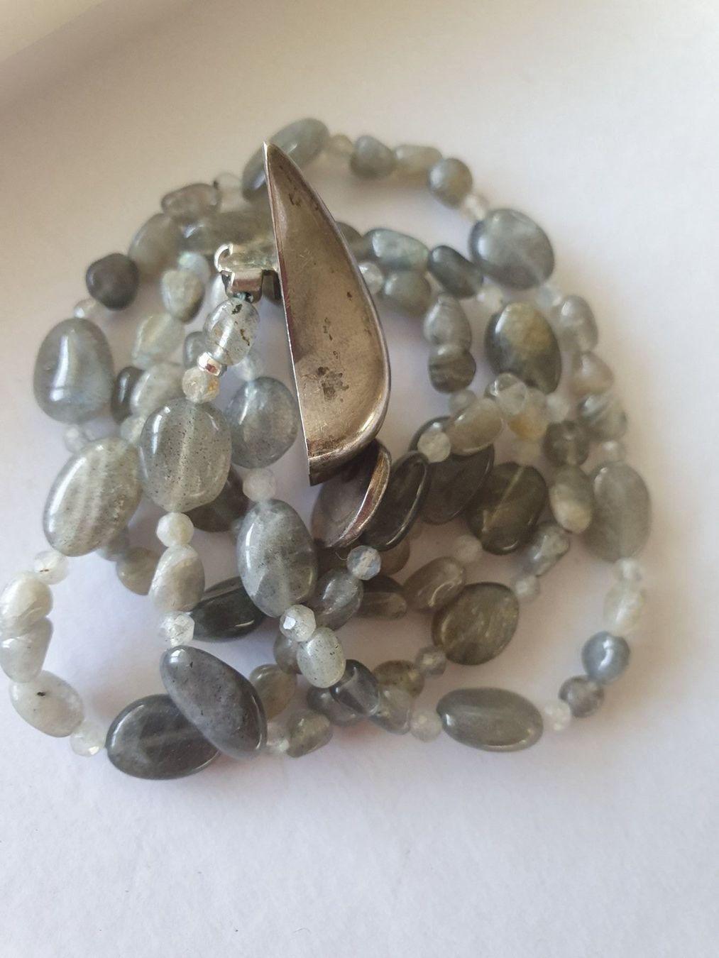 Catenine: Elegant Kette.Labradorit und Silber – Nuovo (secondo la descrizione) da Benglen venduto da Meercat3 6