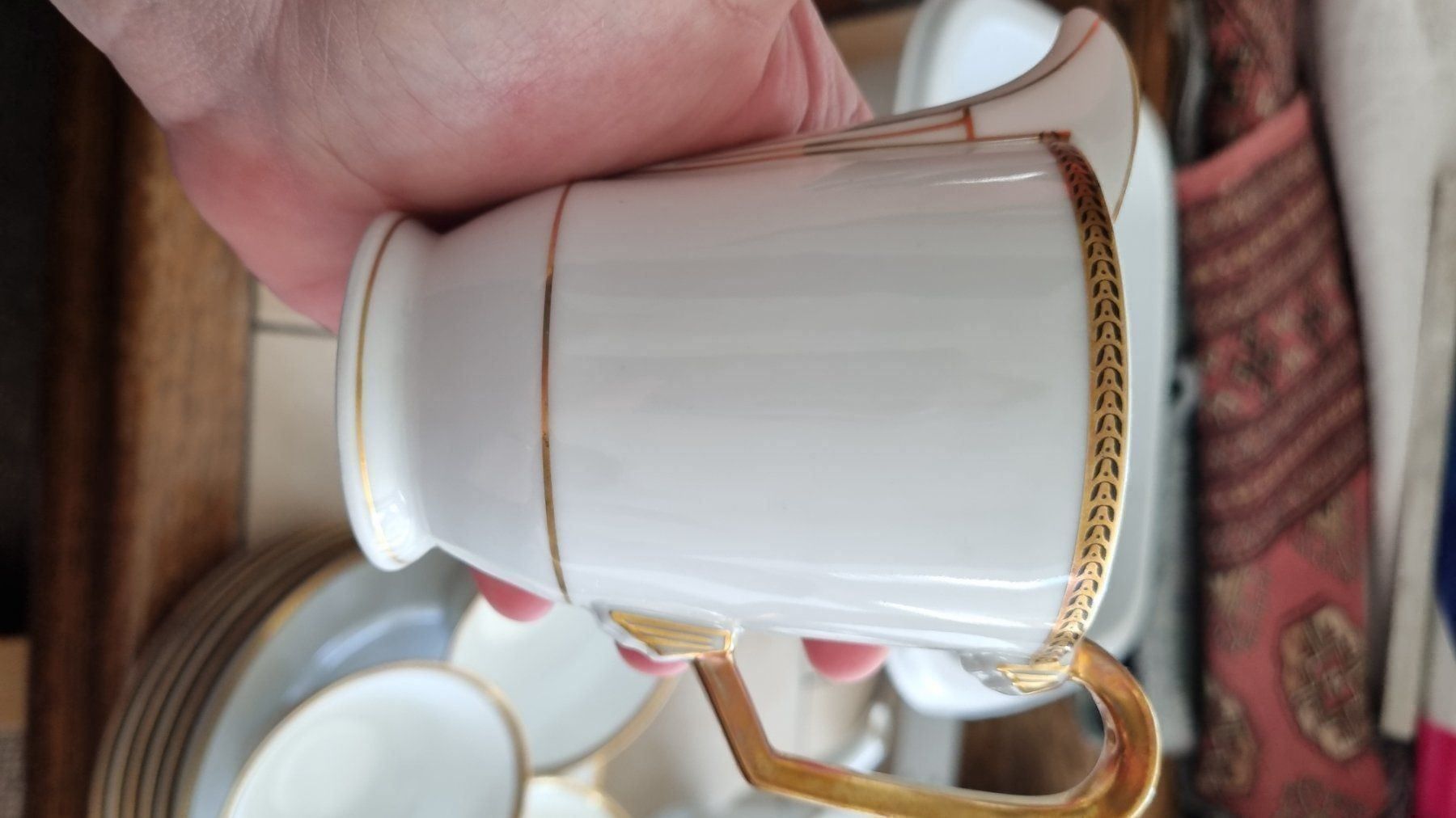 Set di piatti: Antikes-Kaffee Tafelservice Edelstein – Usato da Zürich venduto da Melossoap 4
