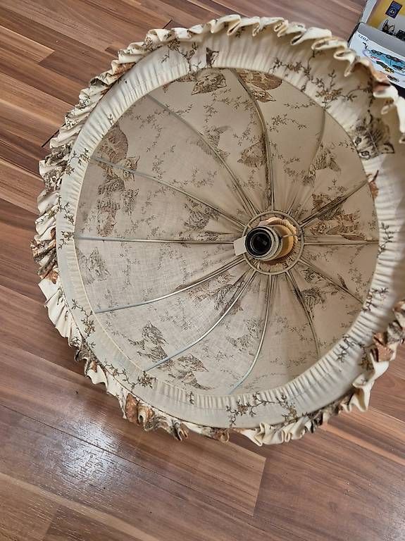 Lampadari & plafoniere: Hübsche Stoff Decken Lampe Katzen L – Usato da Schwarzenburg venduto da flamingo1970 1