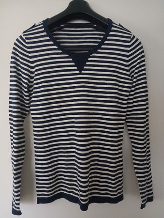 Tommy Hilfiger striped top, medium - 100 cotton essential!