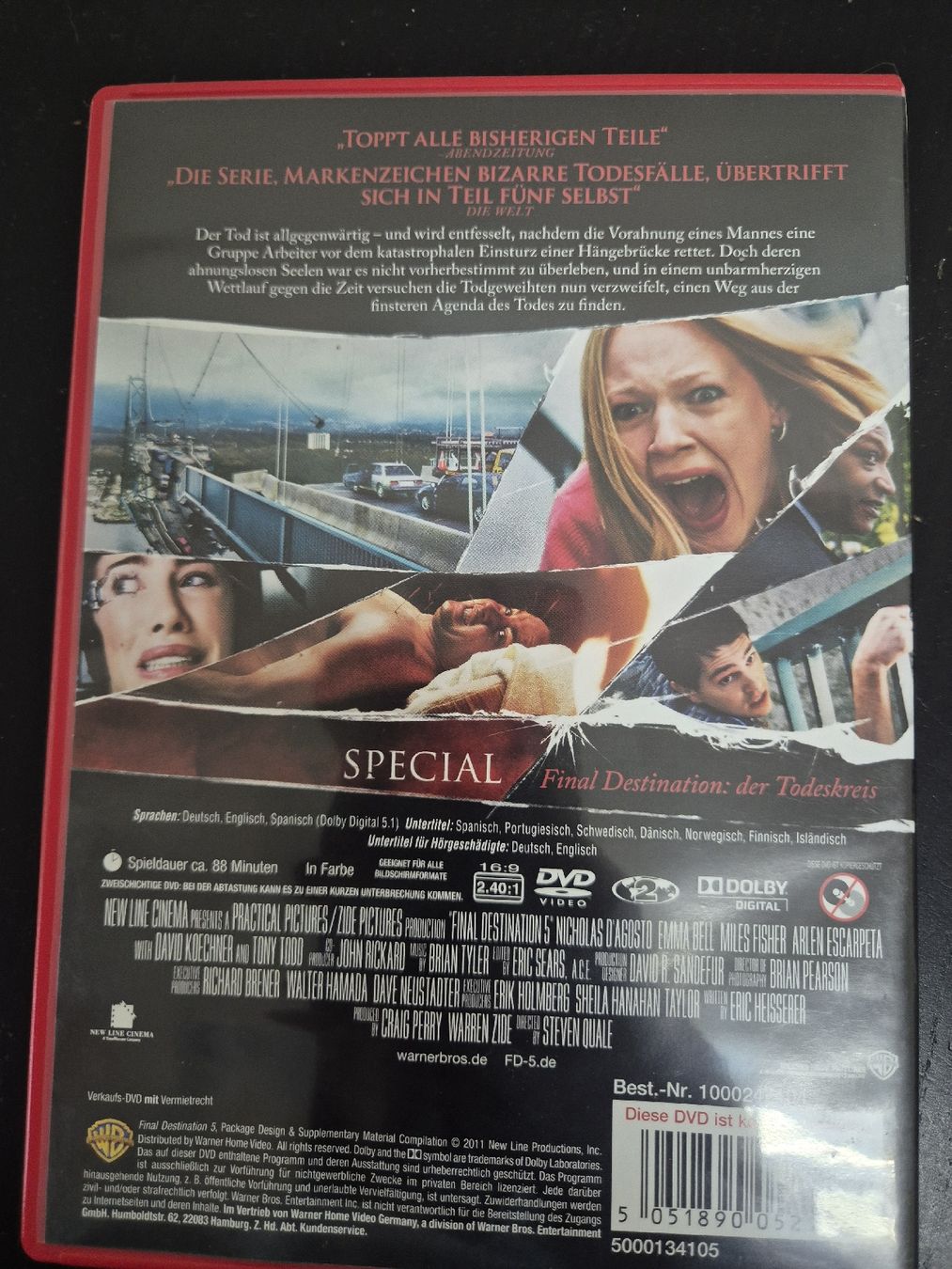 Tous les DVDs: Final Destination 5 – D'occasion à Wald ZH par _Hotarubi_ 1