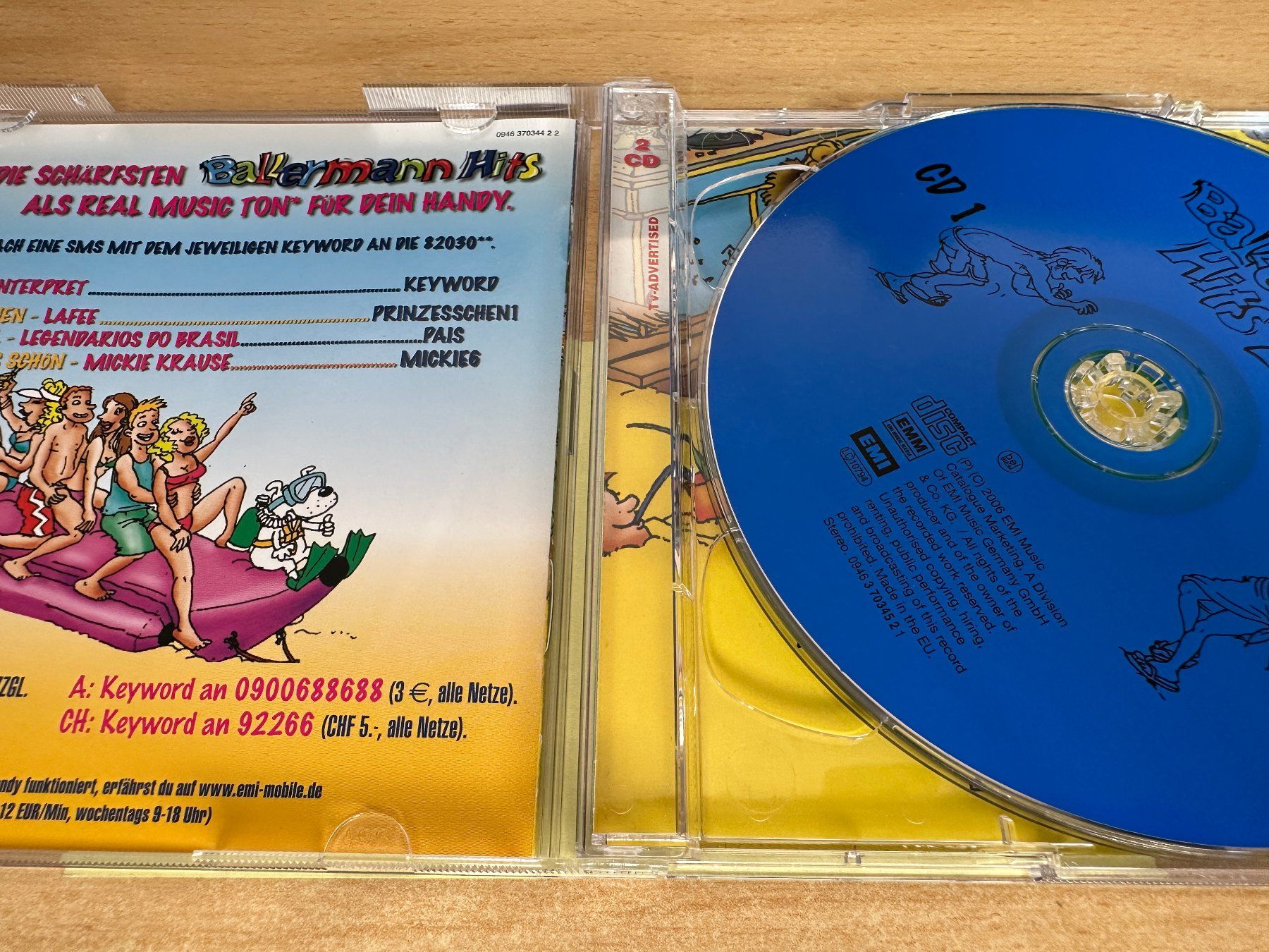 CD: I5 Various – Ballermann Hits 2006 - 2 CD – Usato da Rikon im Tösstal venduto da Alpenmutz 2