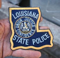 altes USA Polizei Abzeichen Louisiana State Police