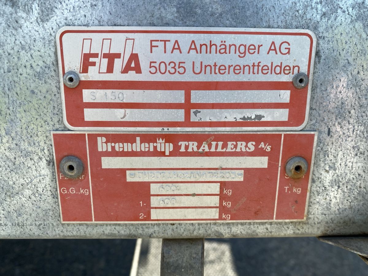Brenderup Rimorchi: Sachtransportanhänger Brenderup – Usato da Oberflachs venduto da Hardy80 4