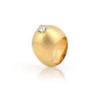 Solitär-Ring aus Gelbgold