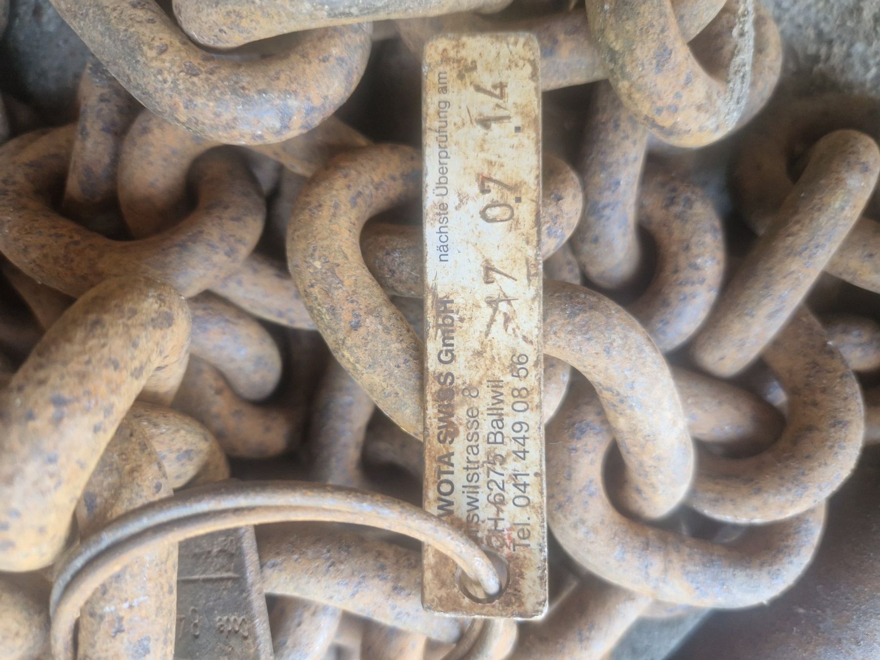 Paranco multiuso: Kette mit Spanner 10 T – Usato da Sumiswald venduto da ForstCounty 5