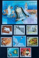 9-17-1 Bloc et timbres Helvetia oblitérés 1er jour. 2013
