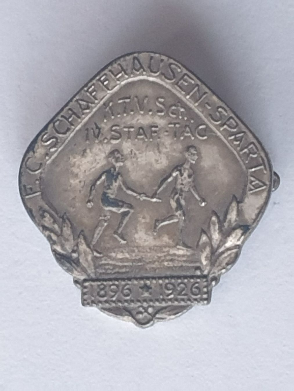 Placchette & Badge: F.C. Schaffhausen Sparta 1896/1926 Abzeichen – Usato da Mörschwil venduto da spirspi
