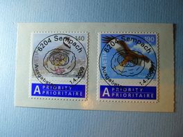 2009 Nr. 1306-1307 Einheimische Vögel ET Vollstempel