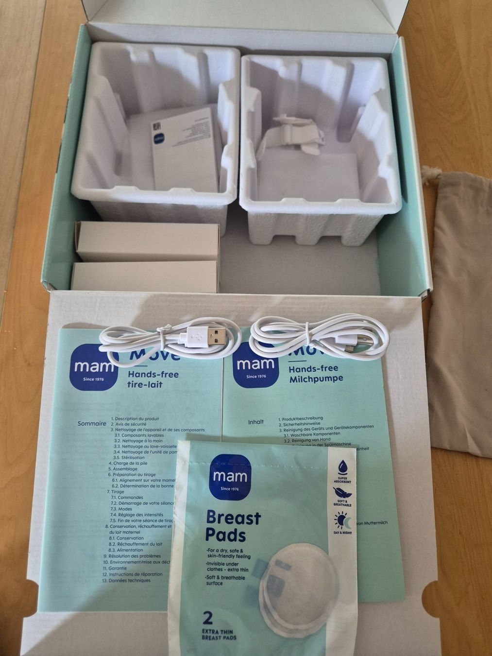 Mam Stillzubehör: mam MOVE Handsfree Doppelmilchpumpe – Gebraucht aus Winterthur von Fizi 3