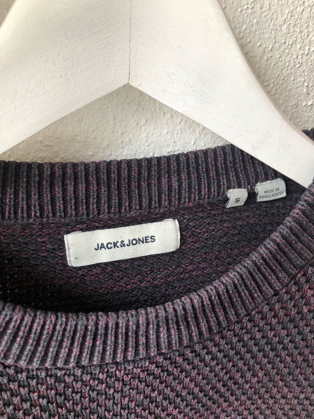 Jack & Jones Maglioni & Felpe: JACK&JONES Pullover Homme Violet Prune S – Usato da St-Aubin FR venduto da Tiweety 2