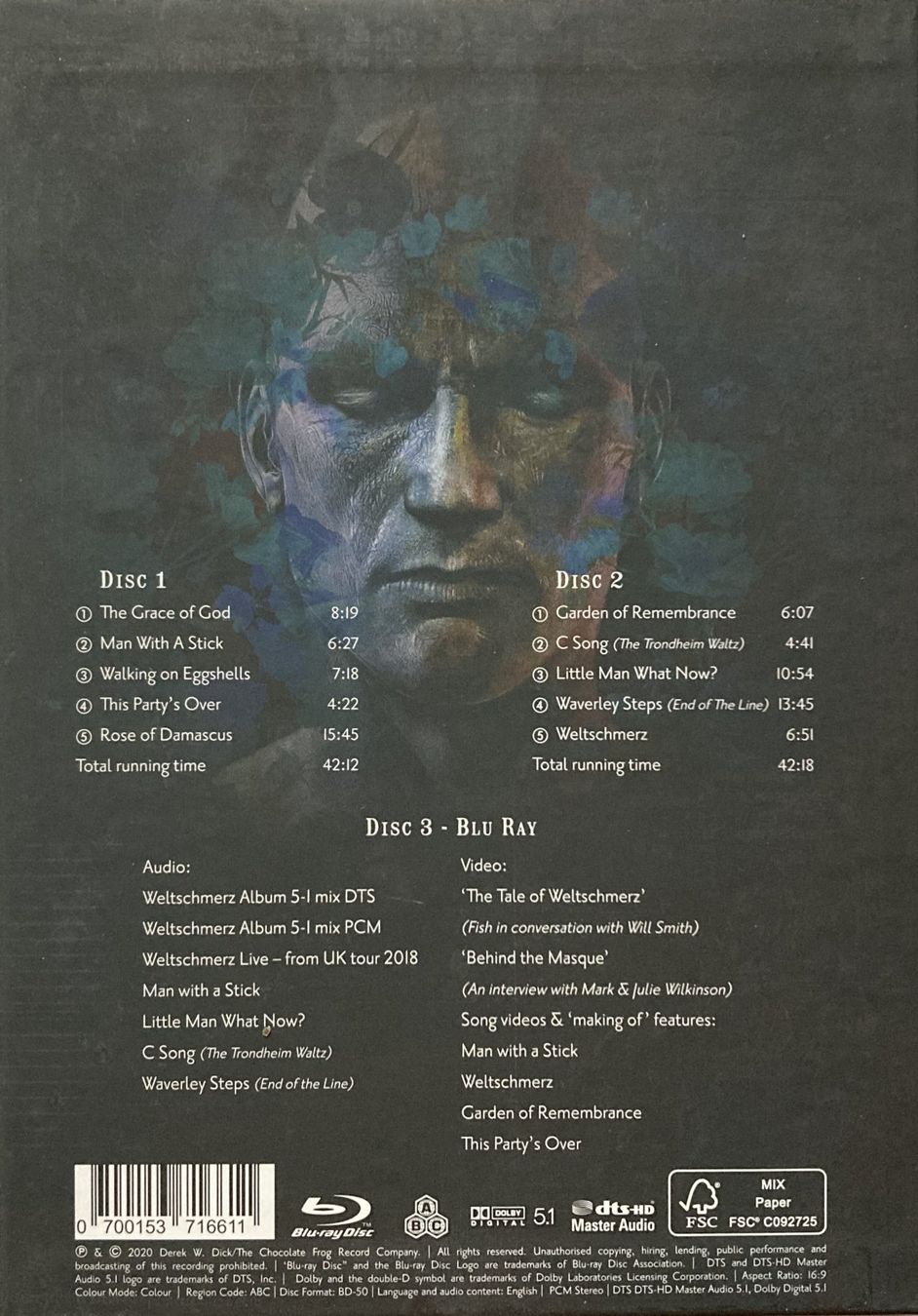 CDs: MARILLION / FISH - WELTSCHMERZ – Gebraucht aus Bottens von  1
