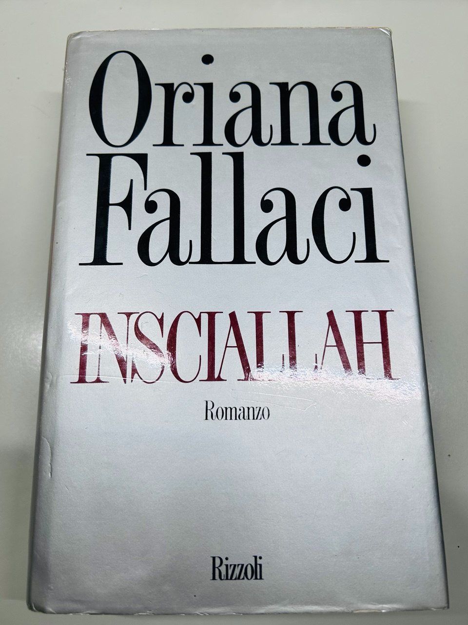 Libri: Oriana Fallaci - Insciallah / Libro - 1990 – Usato da Giubiasco venduto da LorisVale
