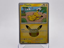 30 Jahre - Pikachu  (30C 43) - DE