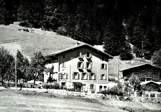 Cartoline postali: DISENTIS Privat-Pension Schuoler – Usato da Jona venduto da philajona