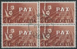 1945 - Waffenstillstand - Pax - gestempelt - Schmitten FR