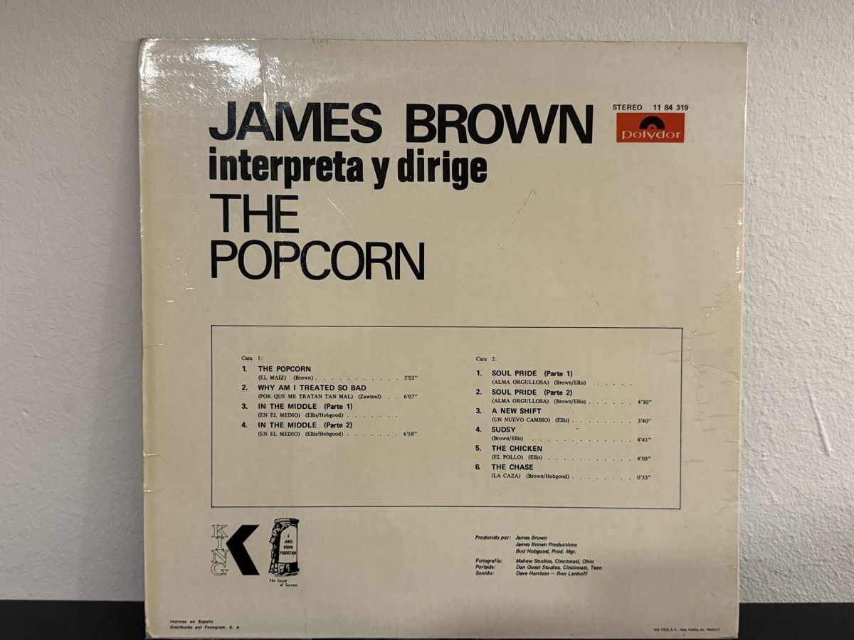 Schallplatten: James Brown - The Popcorn / Soul Funk – Gebraucht aus Delémont von Studio_du_soleil 1