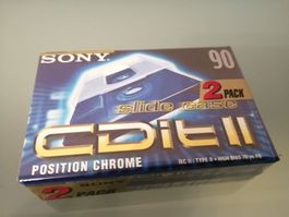 SONY CDit 90,Chrome,Slide Case "2 Stück"