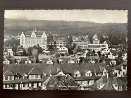 OLTEN Ortspartie mit Frohheim - Schulhaus, 1945