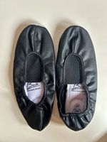 Schläppchen Leder schwarz Grösse 37