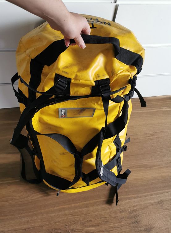 The north face duffel bag XL gelb 140L Reisetasche Tasche Kaufen auf