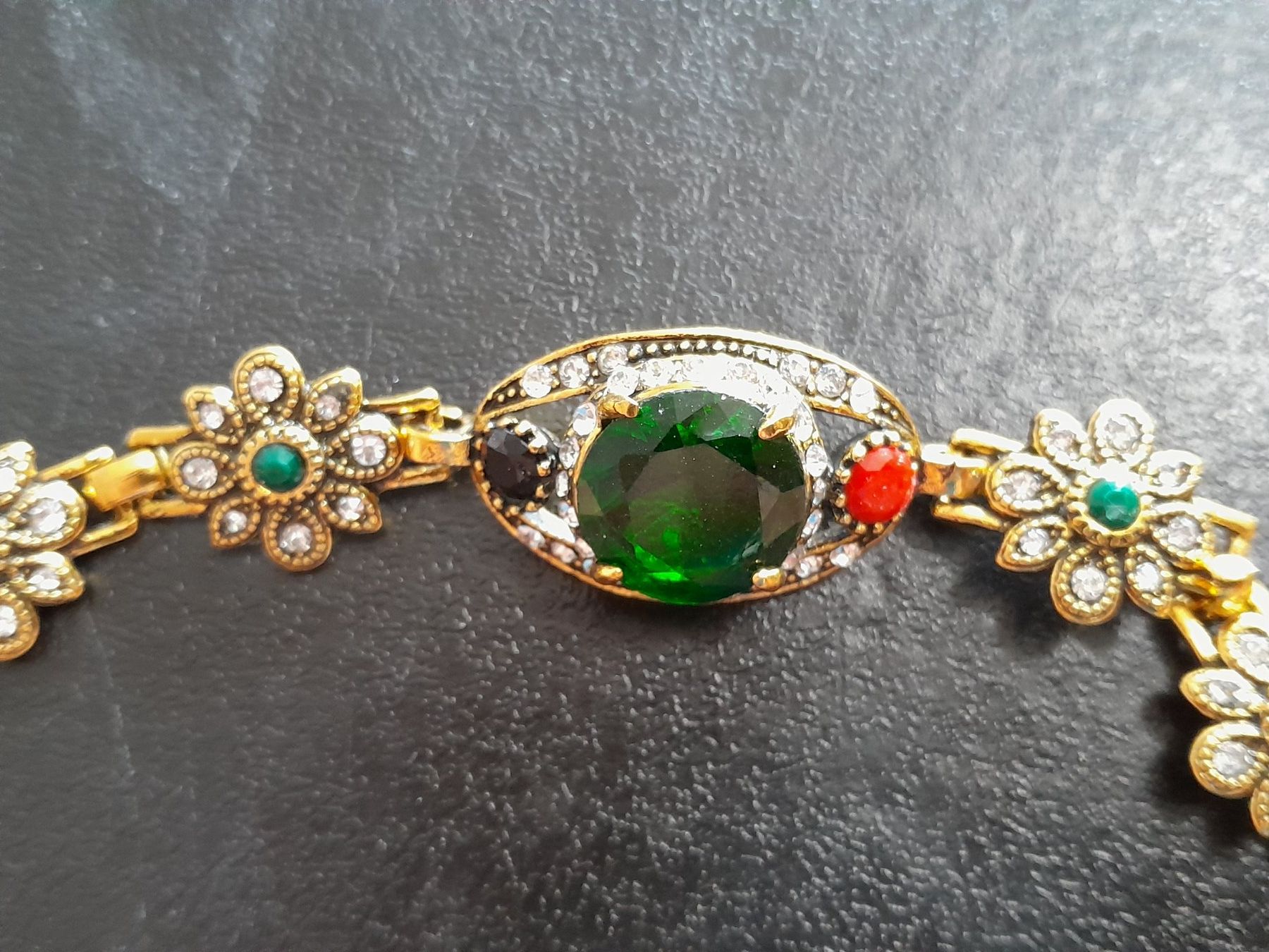 Bracciali & Braccialetti: Blumen Armkette, vergoldet, 19cm – Usato da Aarau venduto da Reto_BA_01 2