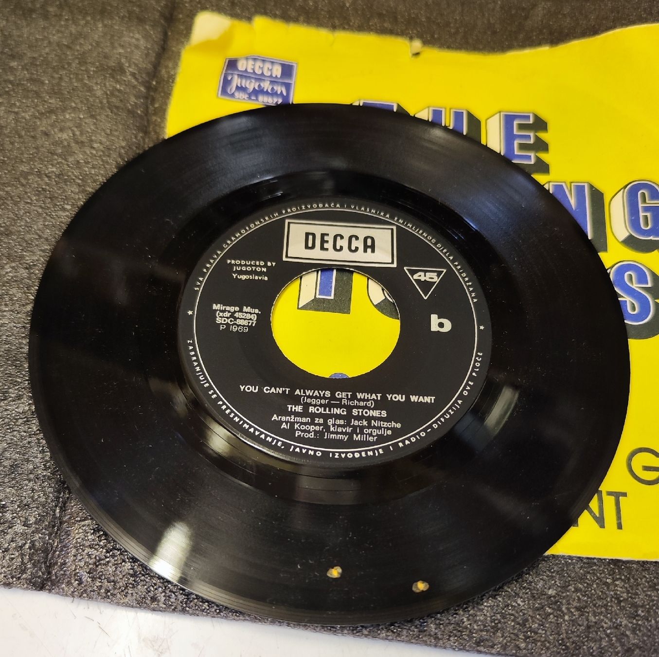 Schallplatten: Schallplatte Single The Rolling Stones San Day – Gebraucht aus Zürich von turbopuz 2