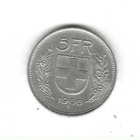 1966 Fr. 5.-- uns. Erachtens Qualität mind. vz+/ungereinigt