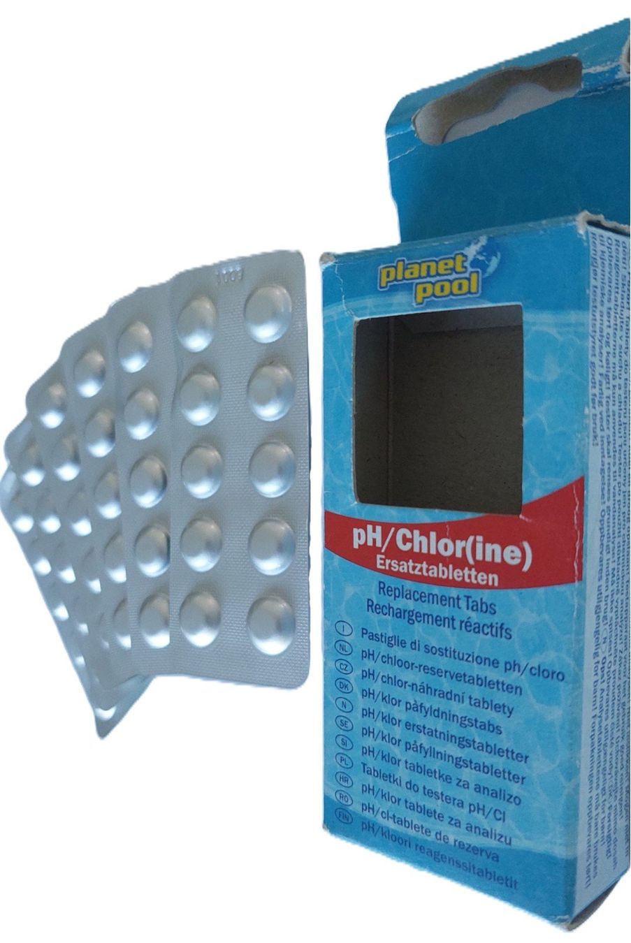 Piscine: Planet Pool pH/Chlor Ersatztabletten 2×30 Testtabletten NEU! – Nuovo e nell'imballaggio originale da Schongau venduto da lanobe 1