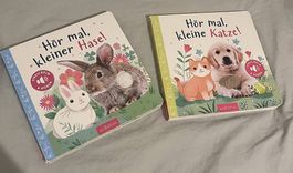  2 Geräusch und fühl Bücher für Kinder" Hör mal kleiner....