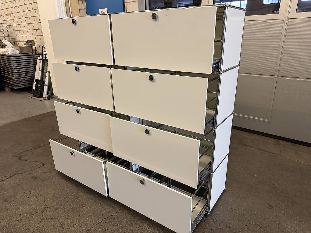 USM Regale: USM Haller Sideboard Reinweiss 2X4 – Gebraucht aus Dietikon von Kumar_Occasionen 5